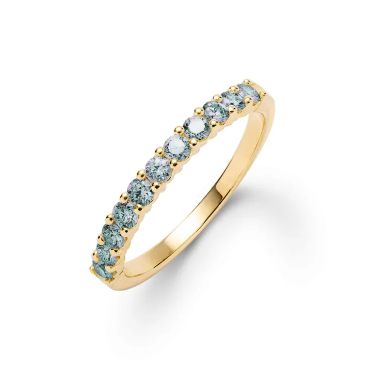 Rosecliff Alexandrite Stackable Ring in 14k Gold (June) sold by Haverhill