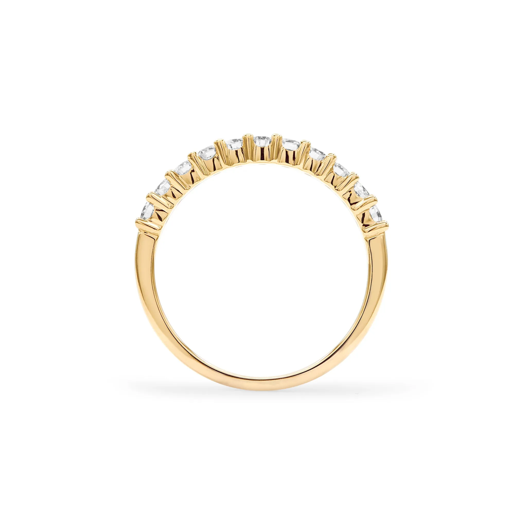 Rosecliff Diamond Stackable Ring in 14k Gold (April) sold by Haverhill product image thumbnail 5