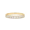 Rosecliff Diamond Stackable Ring in 14k Gold (April) sold by Haverhill
