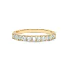 Rosecliff Aquamarine Stackable Ring in 14k Gold (March) sold by Haverhill