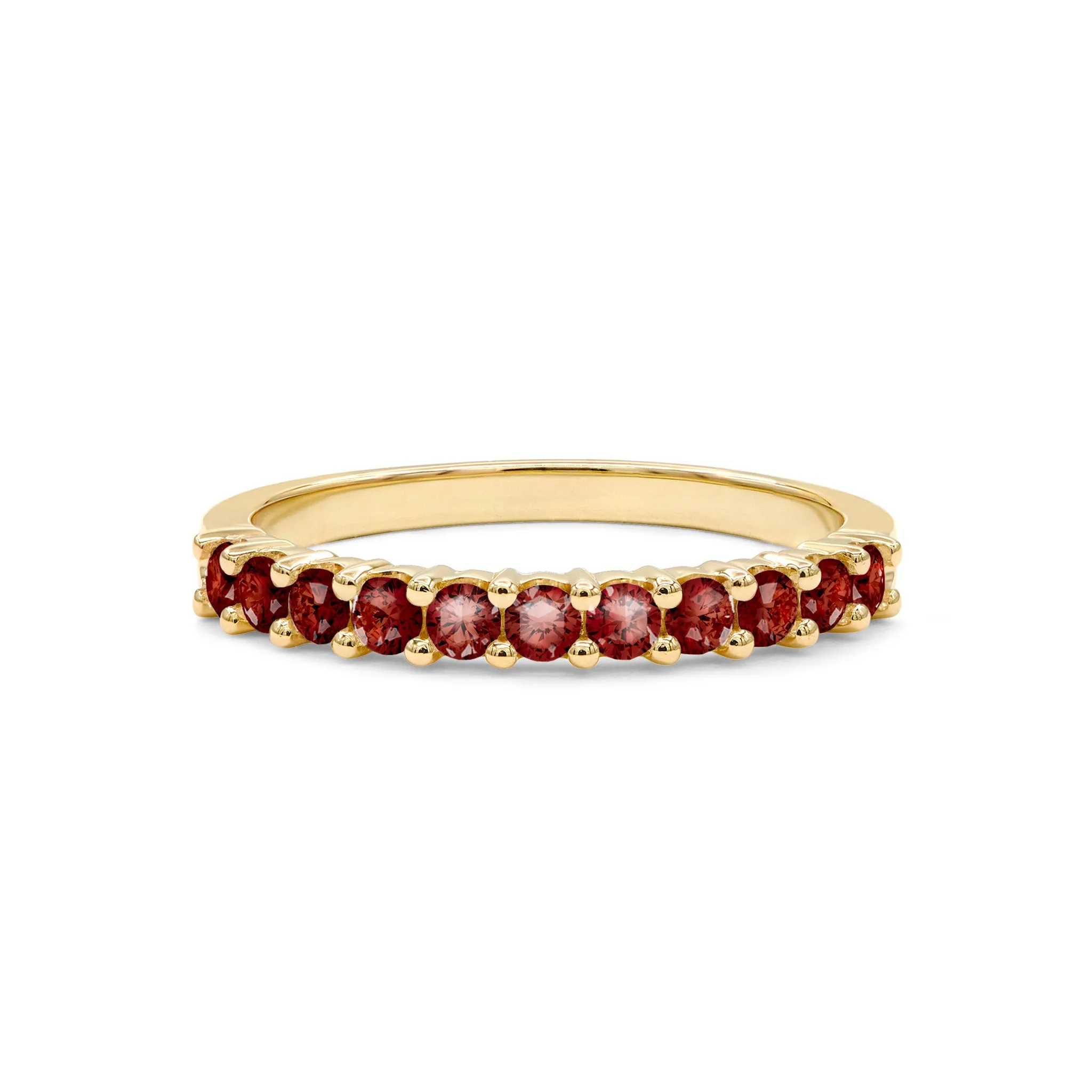 Rosecliff Garnet Stackable Ring in 14k Gold (January) sold by Haverhill product image thumbnail 5