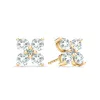 Greenwich 4 Birthstone & Diamond Earrings in 14k Gold sold by Haverhill