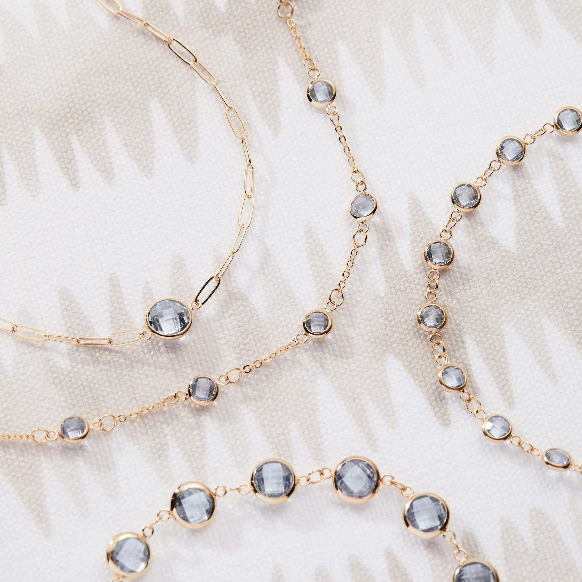 Bayberry 7 Aquamarine Bracelet in 14k Gold (March) sold by Haverhill product image thumbnail 3