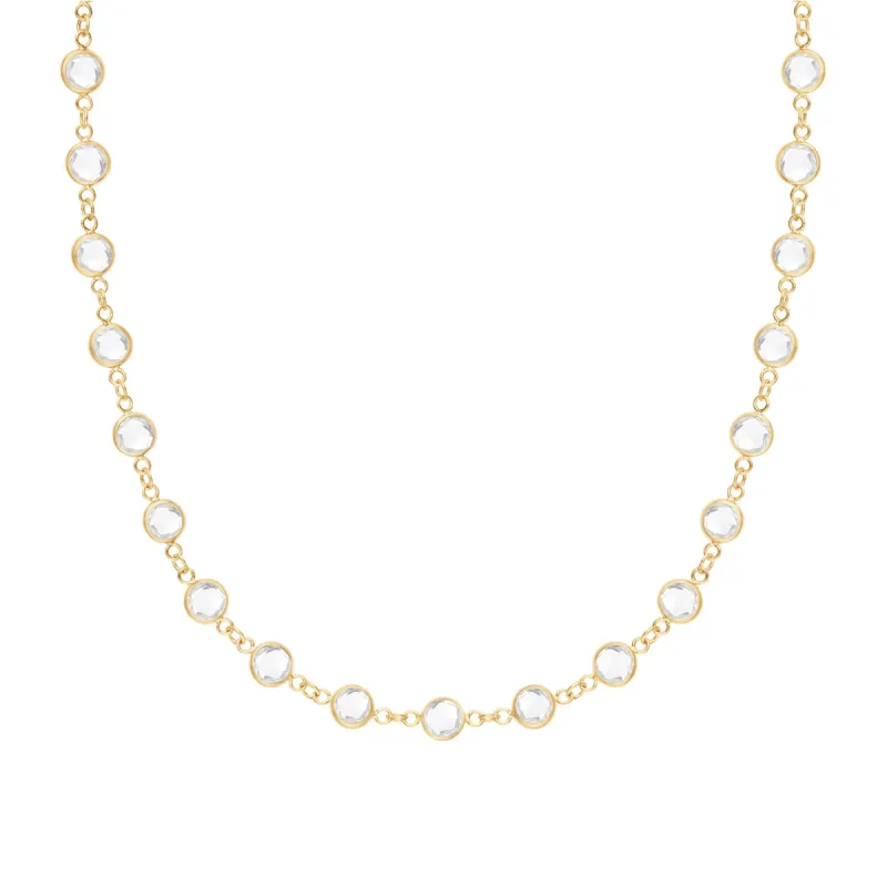 Newport Birthstone Necklace in 14k Gold sold by Haverhill
