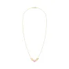 Bristol Bead Pink Opal Necklace in 14k Gold (October) sold by Haverhill