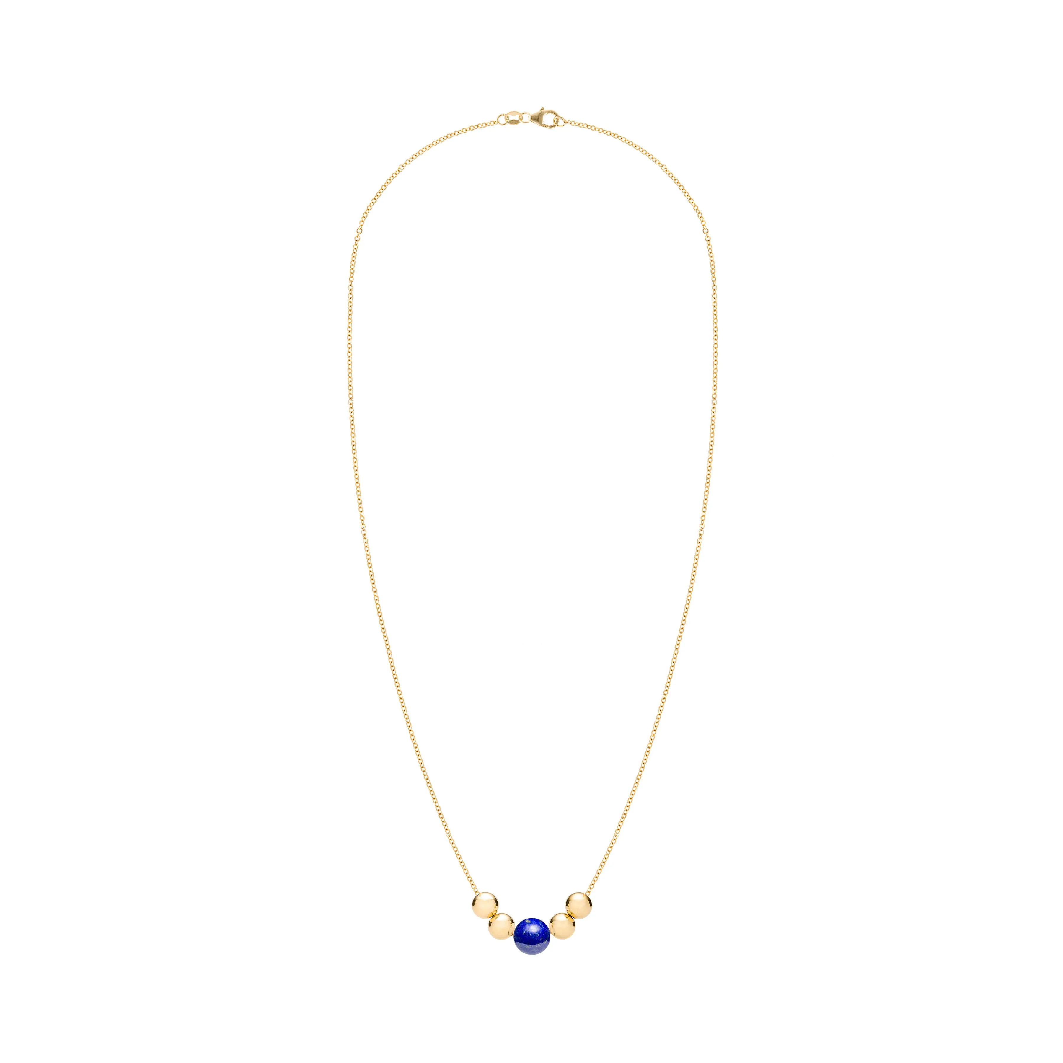 Bristol Bead Lapis Necklace in 14k Gold (September) sold by Haverhill product image thumbnail 4