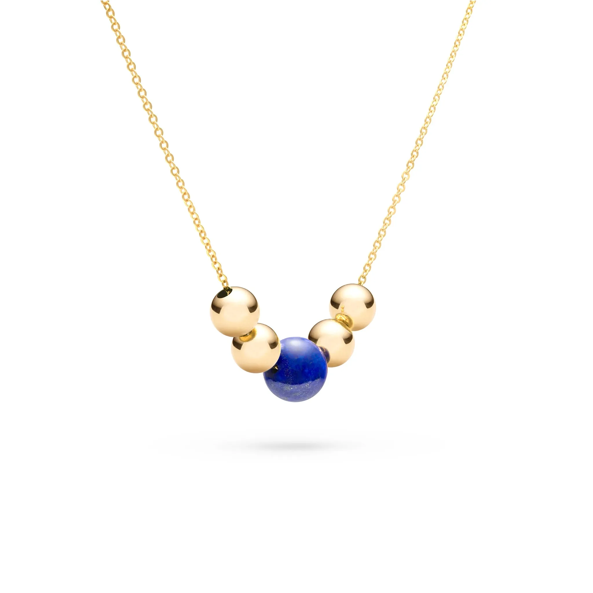 Bristol Bead Lapis Necklace in 14k Gold (September) sold by Haverhill product image thumbnail 5