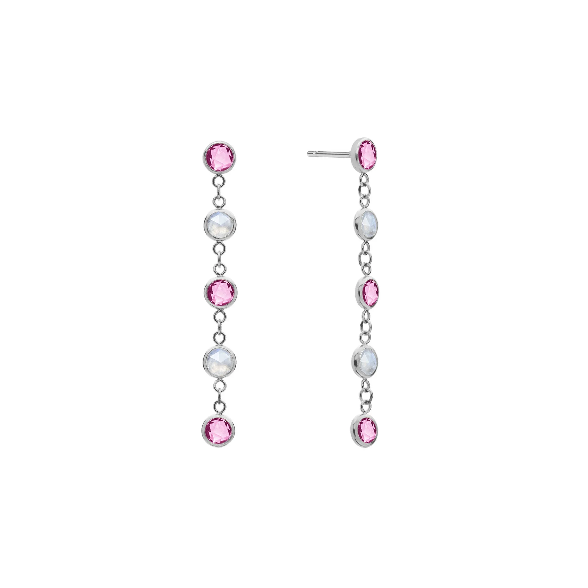 Pink Awareness Newport Earrings in 14k Gold sold by Haverhill product image thumbnail 5