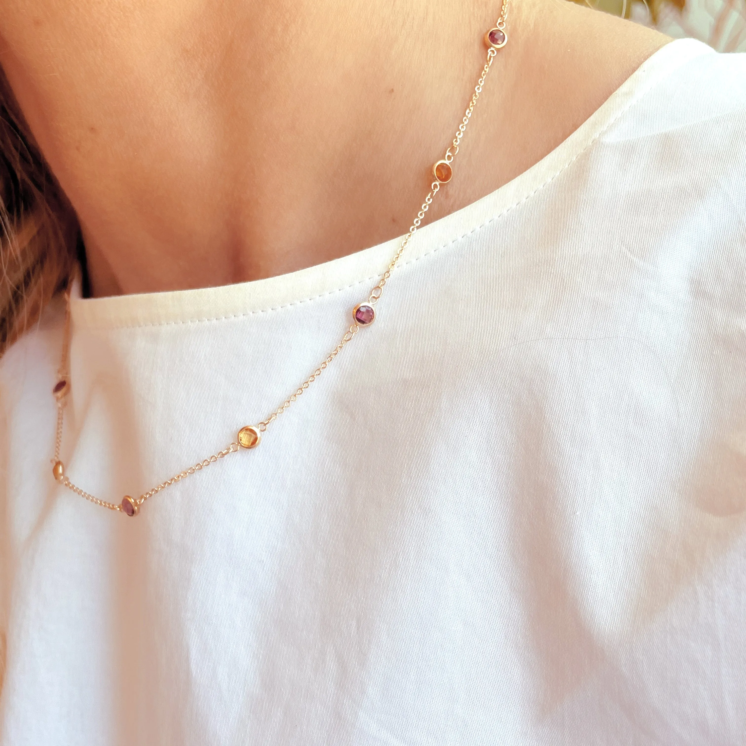 Sunset Bayberry Necklace in 14k Gold sold by Haverhill product image thumbnail 3