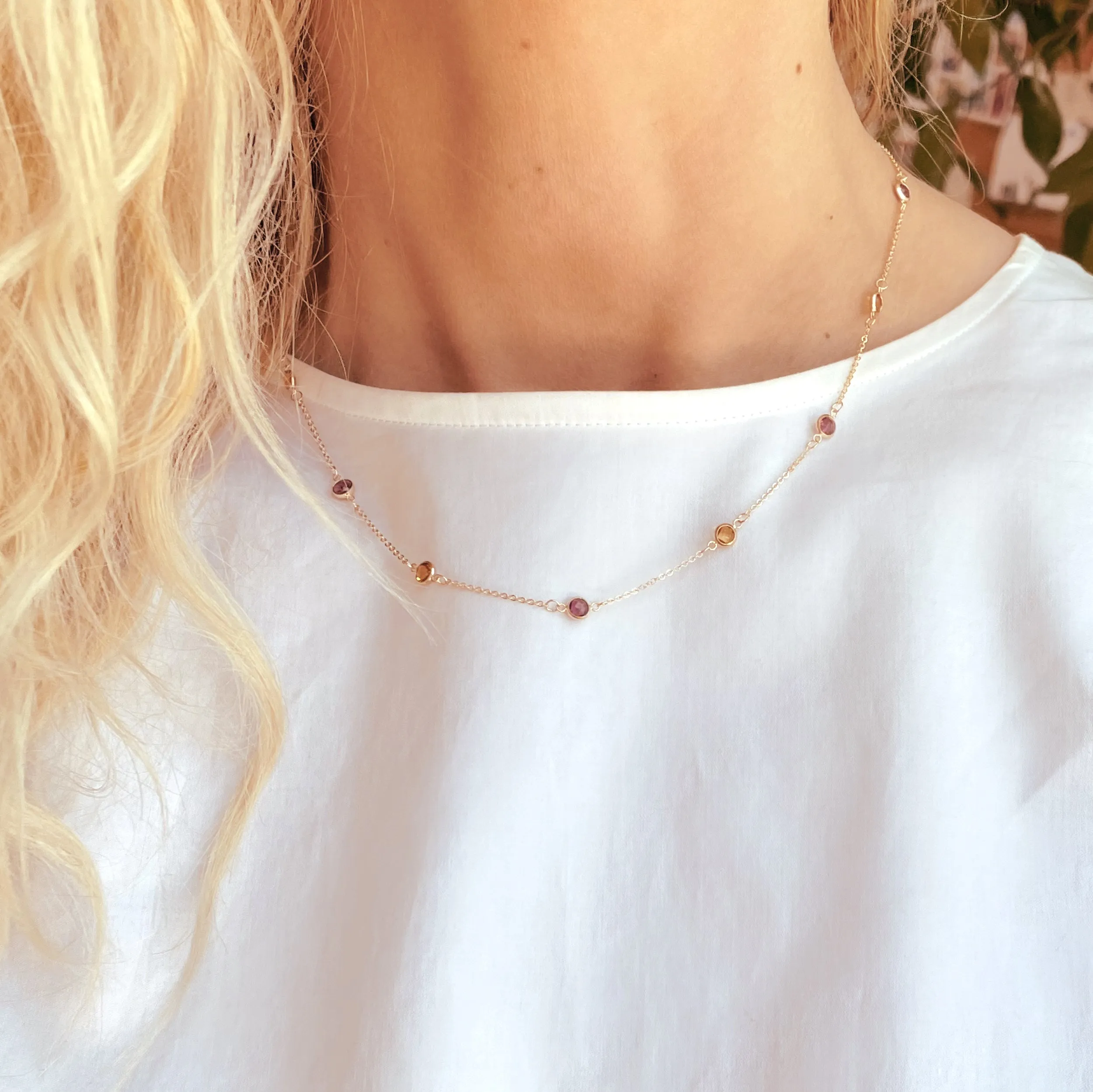 Sunset Bayberry Necklace in 14k Gold sold by Haverhill product image thumbnail 2