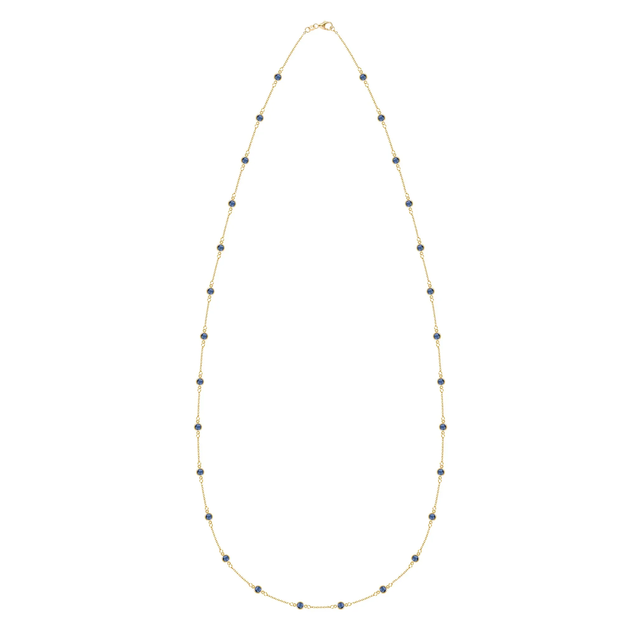 Bayberry Sapphire Long Necklace in 14k Gold (September) sold by Haverhill product image thumbnail 4