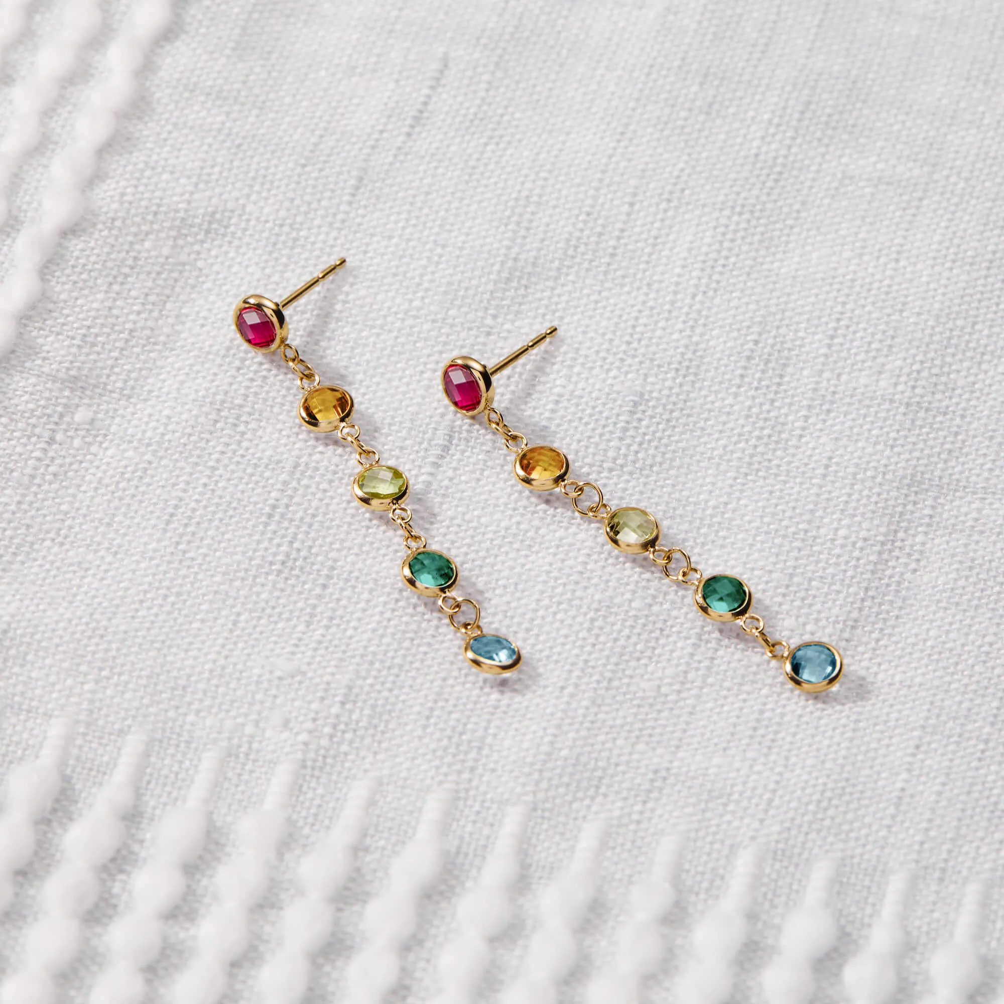 Rainbow Newport Earrings in 14k Gold sold by Haverhill product image thumbnail 3