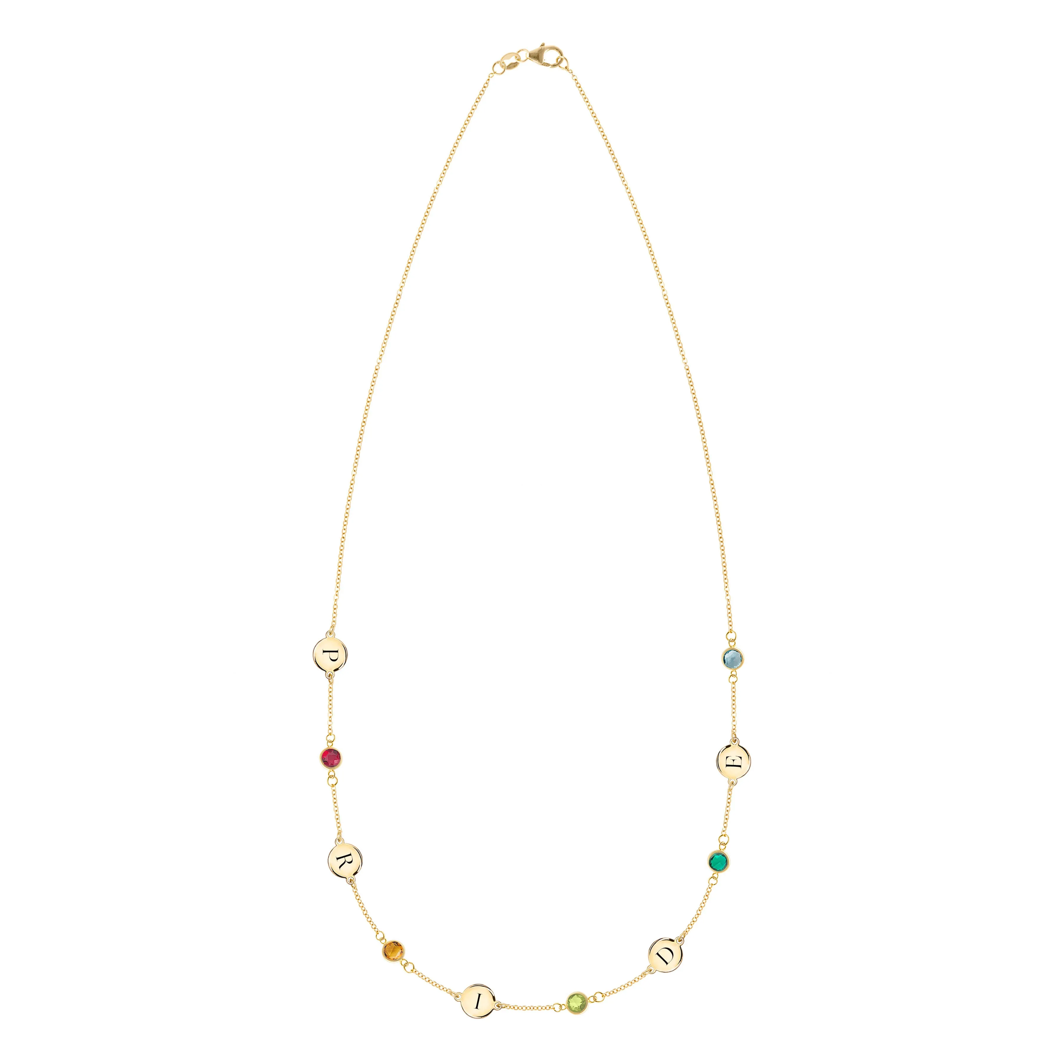 Rainbow Pride Necklace in 14k Gold sold by Haverhill product image thumbnail 4