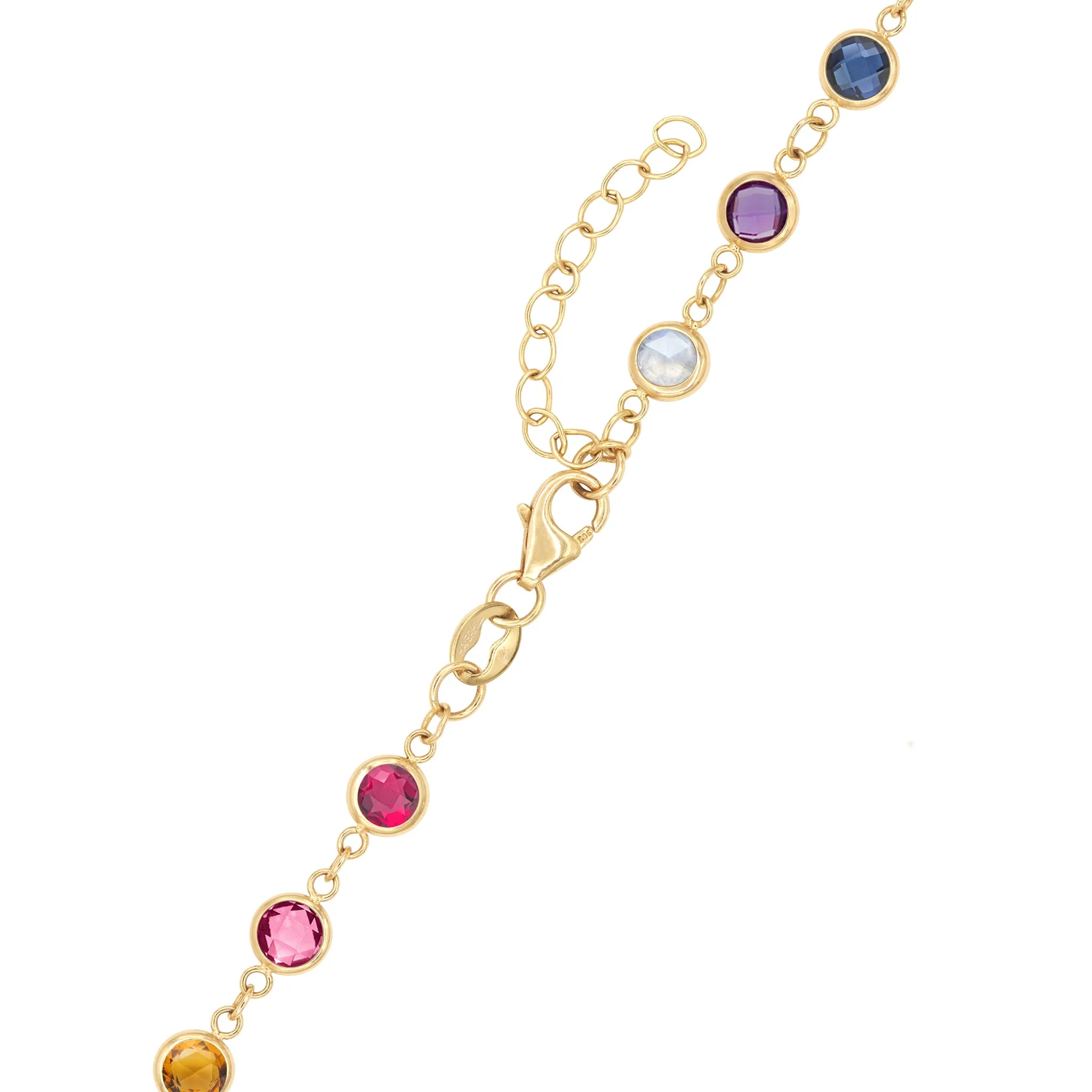 Rainbow Newport Necklace in 14k Gold sold by Haverhill product image thumbnail 5