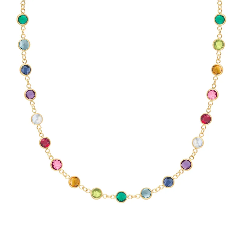 Rainbow Newport Necklace in 14k Gold sold by Haverhill