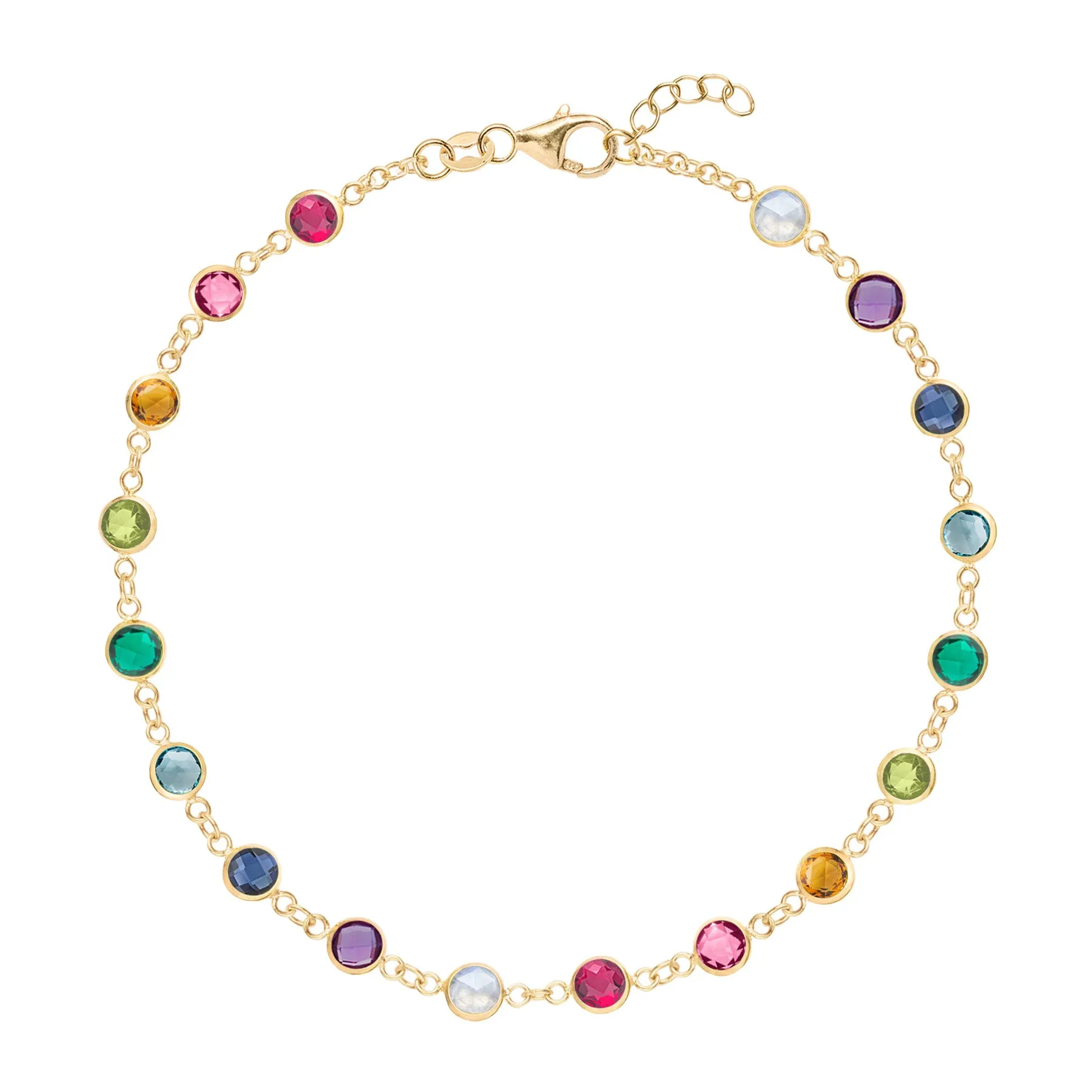 Rainbow Newport Bracelet in 14k Gold sold by Haverhill
