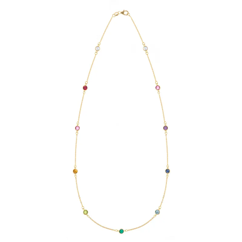 Rainbow Bayberry Necklace in 14k Gold sold by Haverhill