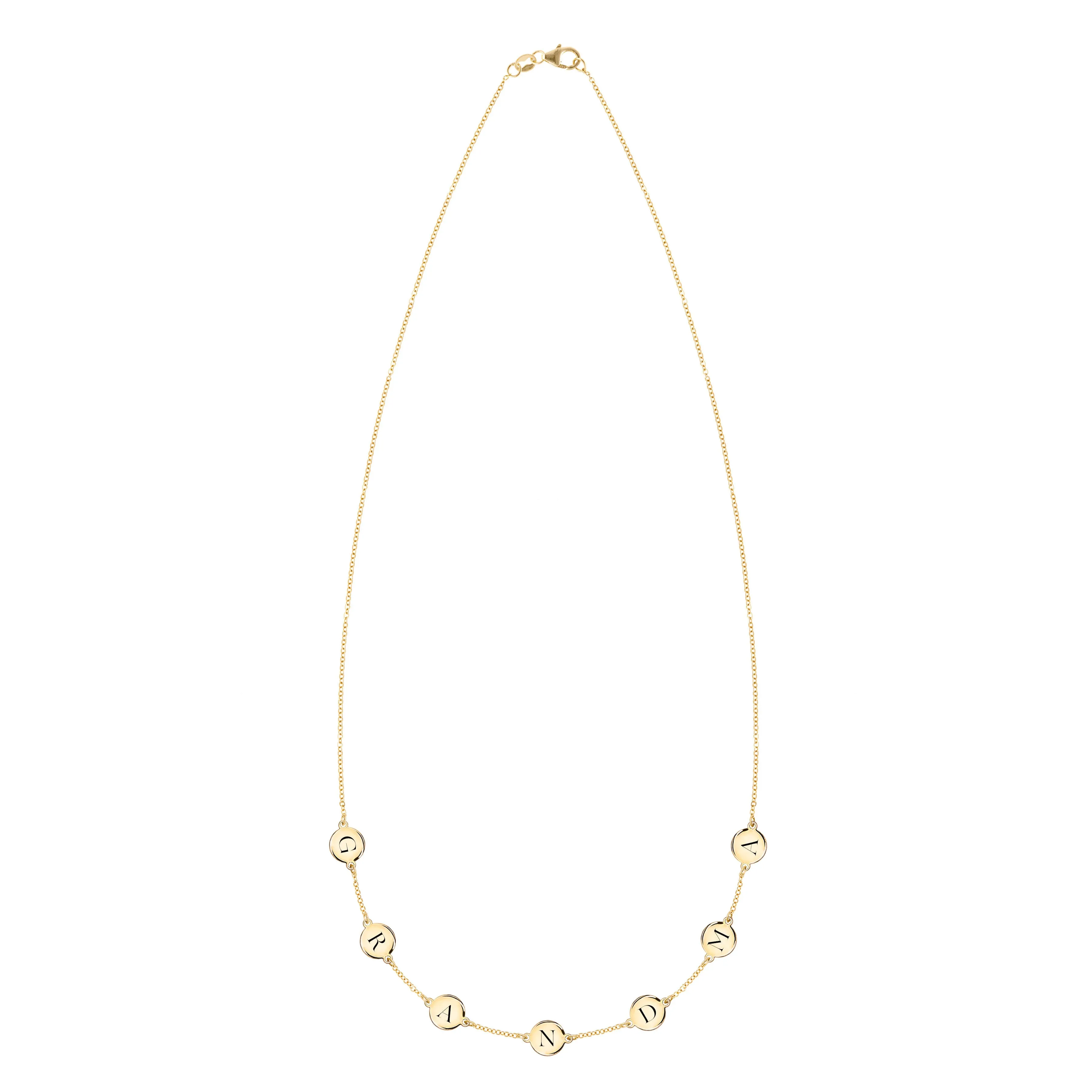 GRANDMA Necklace in 14k Gold sold by Haverhill product image thumbnail 4