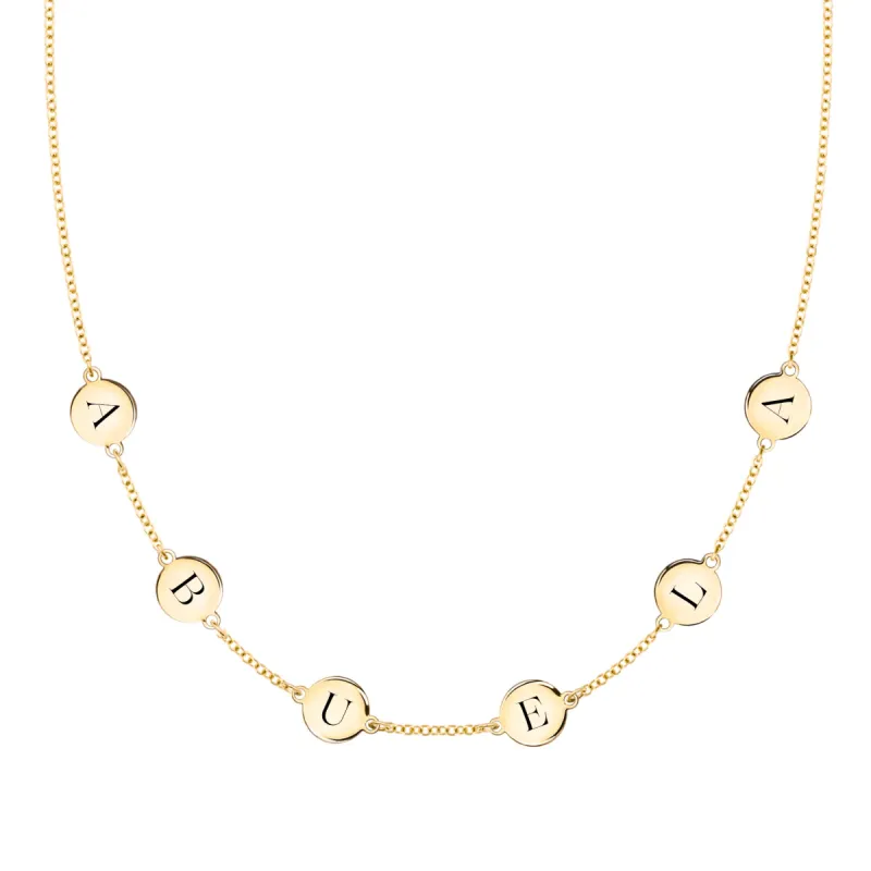 ABUELA Necklace in 14k Gold sold by Haverhill