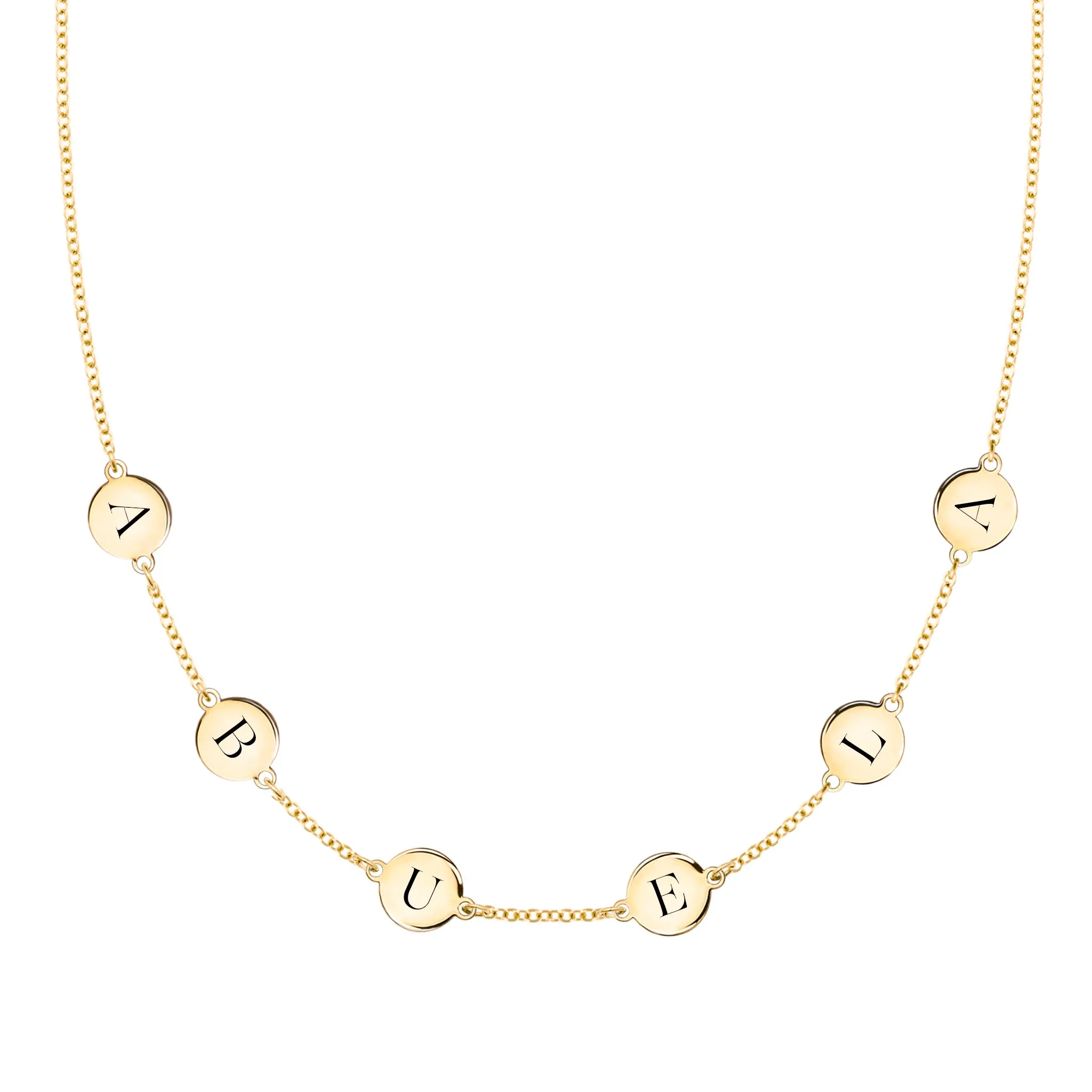 ABUELA Necklace in 14k Gold sold by Haverhill