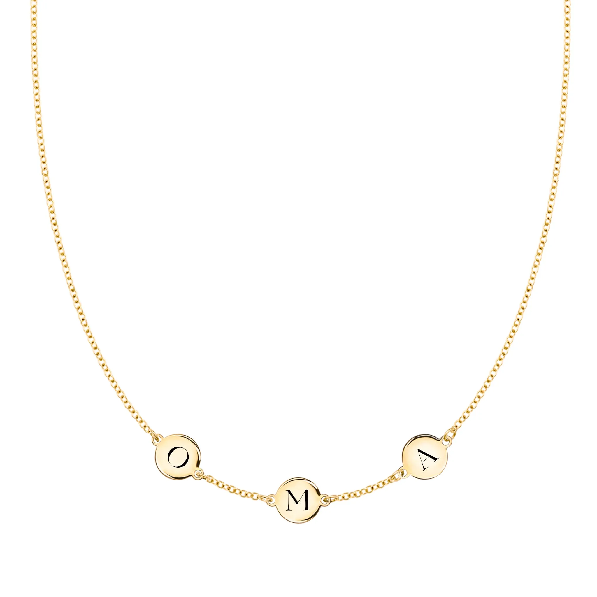 OMA Necklace in 14k Gold sold by Haverhill