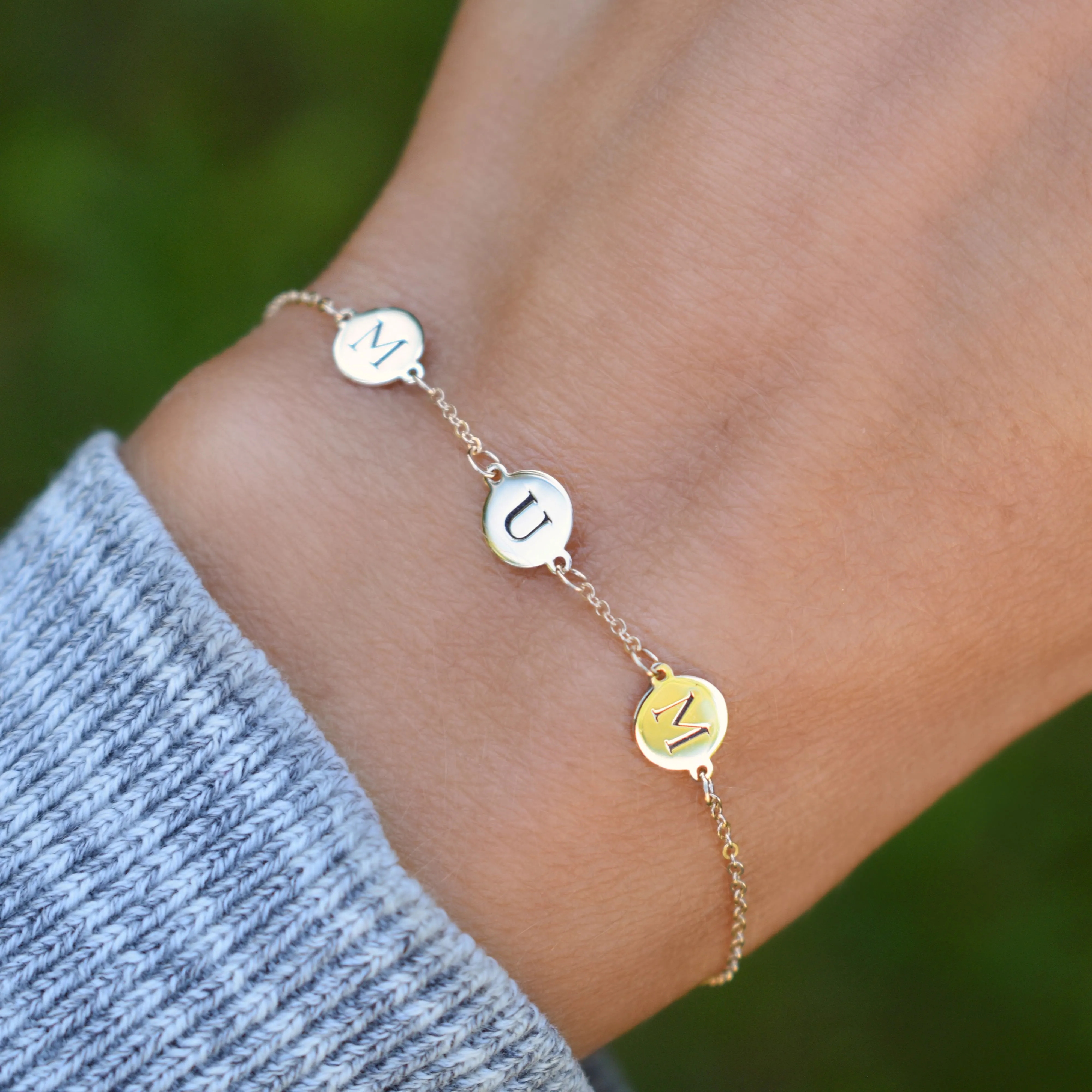 MUM Bracelet in 14k Gold sold by Haverhill product image thumbnail 3