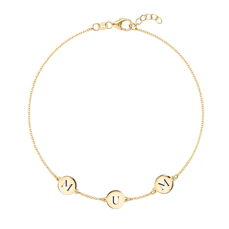 MUM Bracelet in 14k Gold sold by Haverhill
