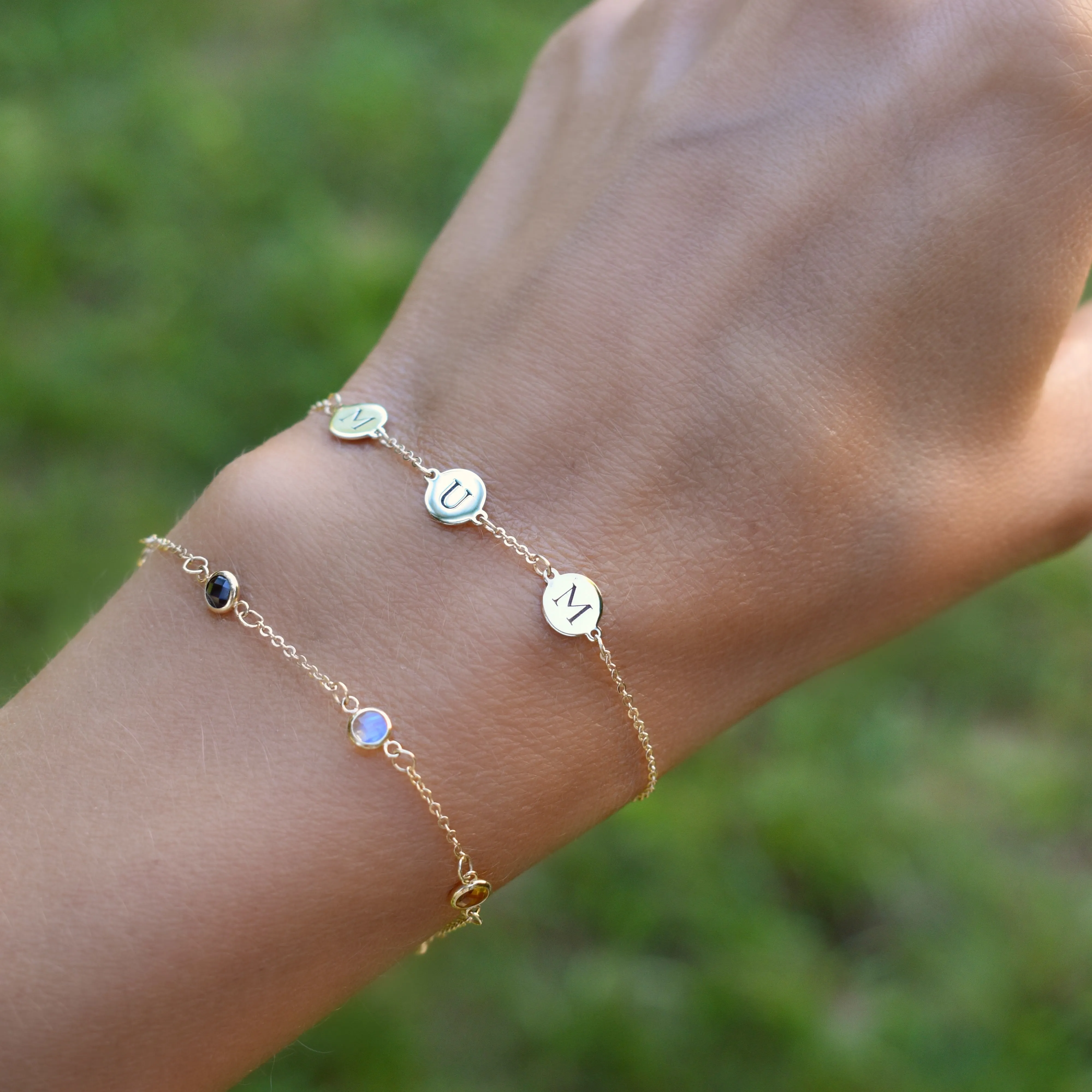 MUM Bracelet in 14k Gold sold by Haverhill product image thumbnail 2