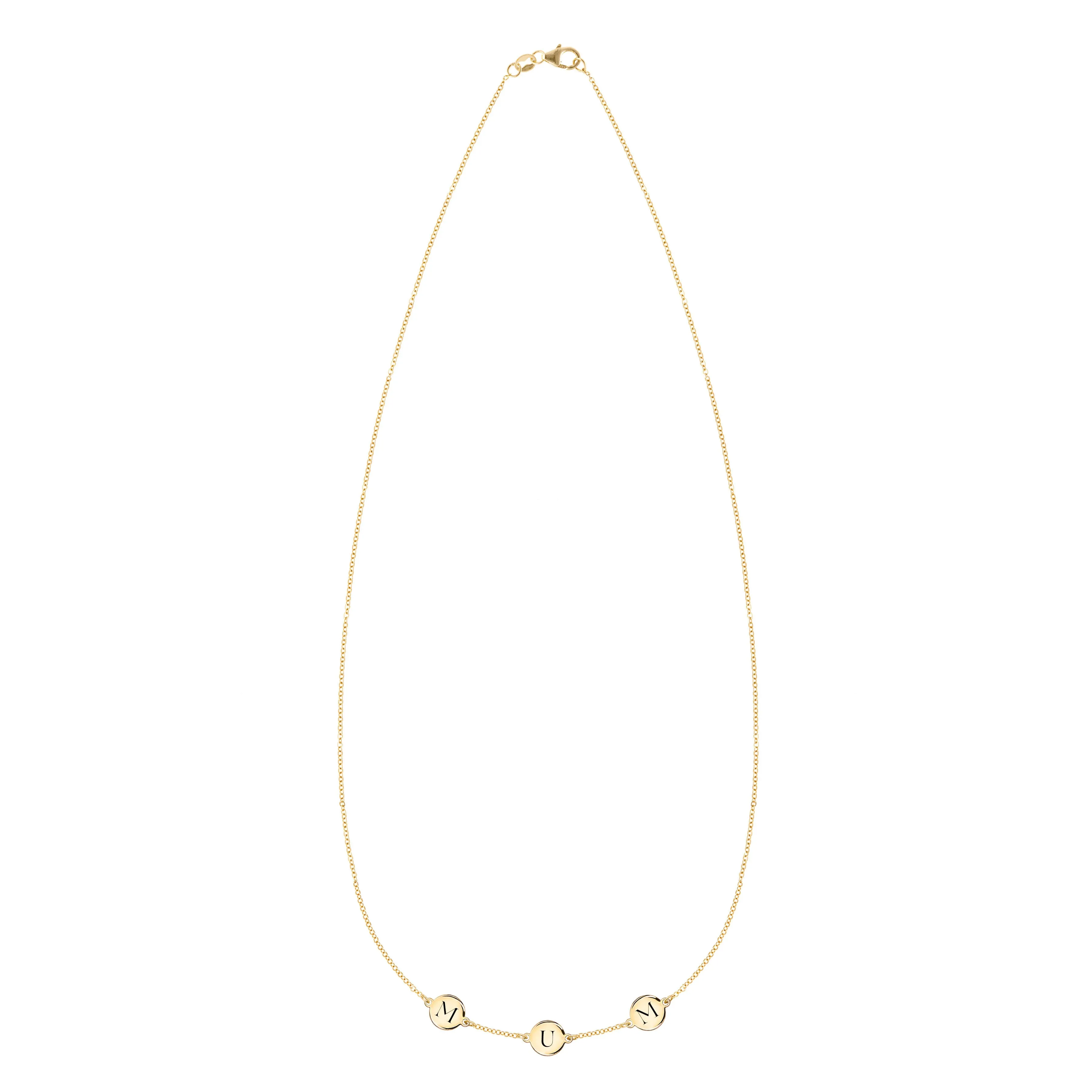 MUM Necklace in 14k Gold sold by Haverhill product image thumbnail 2