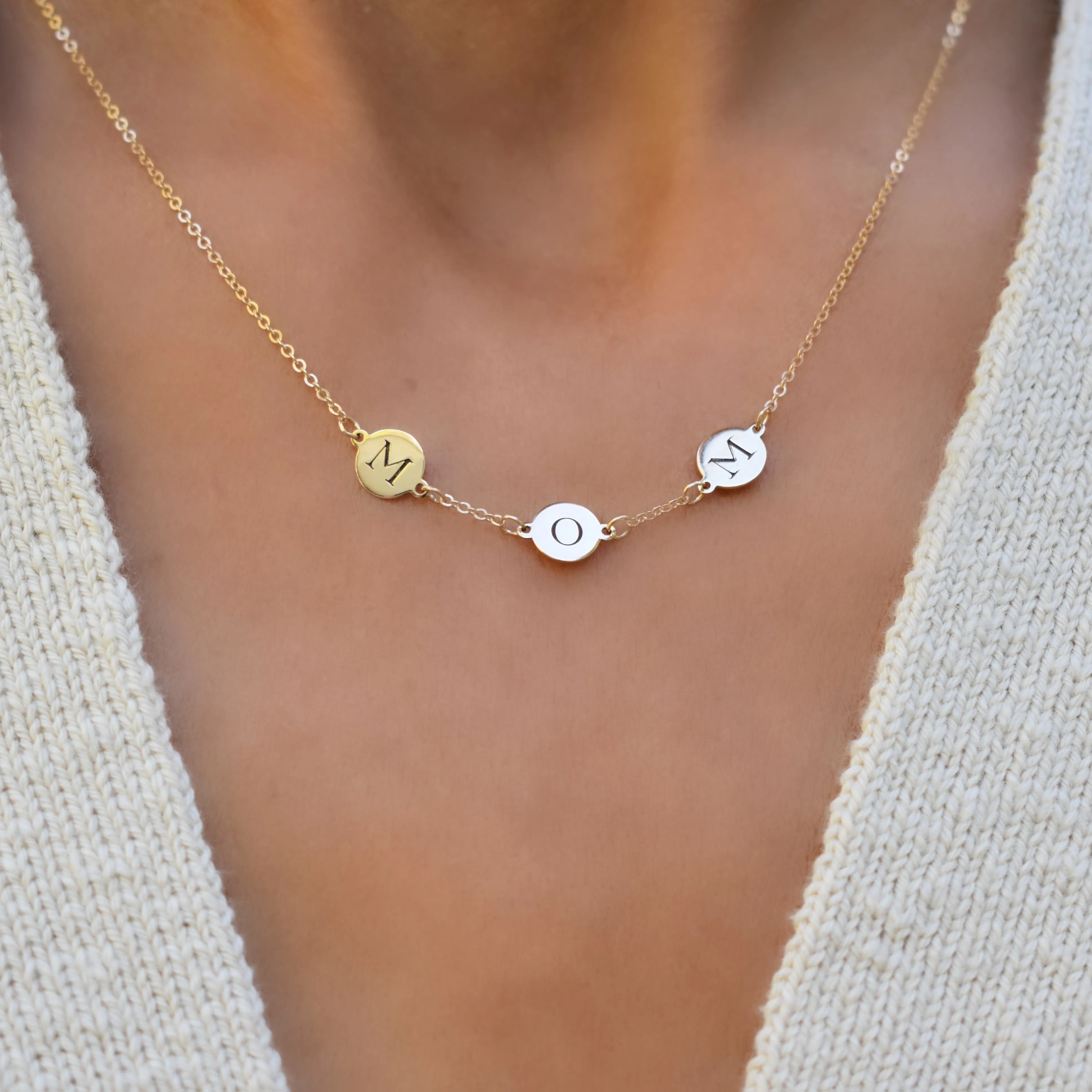 MOM Necklace in 14k Gold sold by Haverhill product image thumbnail 3