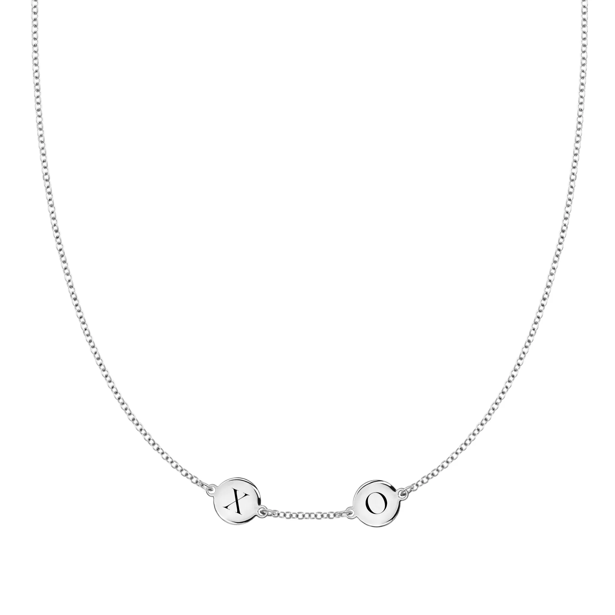 XO Necklace in 14k Gold sold by Haverhill product image thumbnail 4