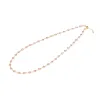 Newport Pink Sapphire Necklace in 14k Gold (October) sold by Haverhill