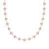 Newport Pink Sapphire Necklace in 14k Gold (October) sold by Haverhill