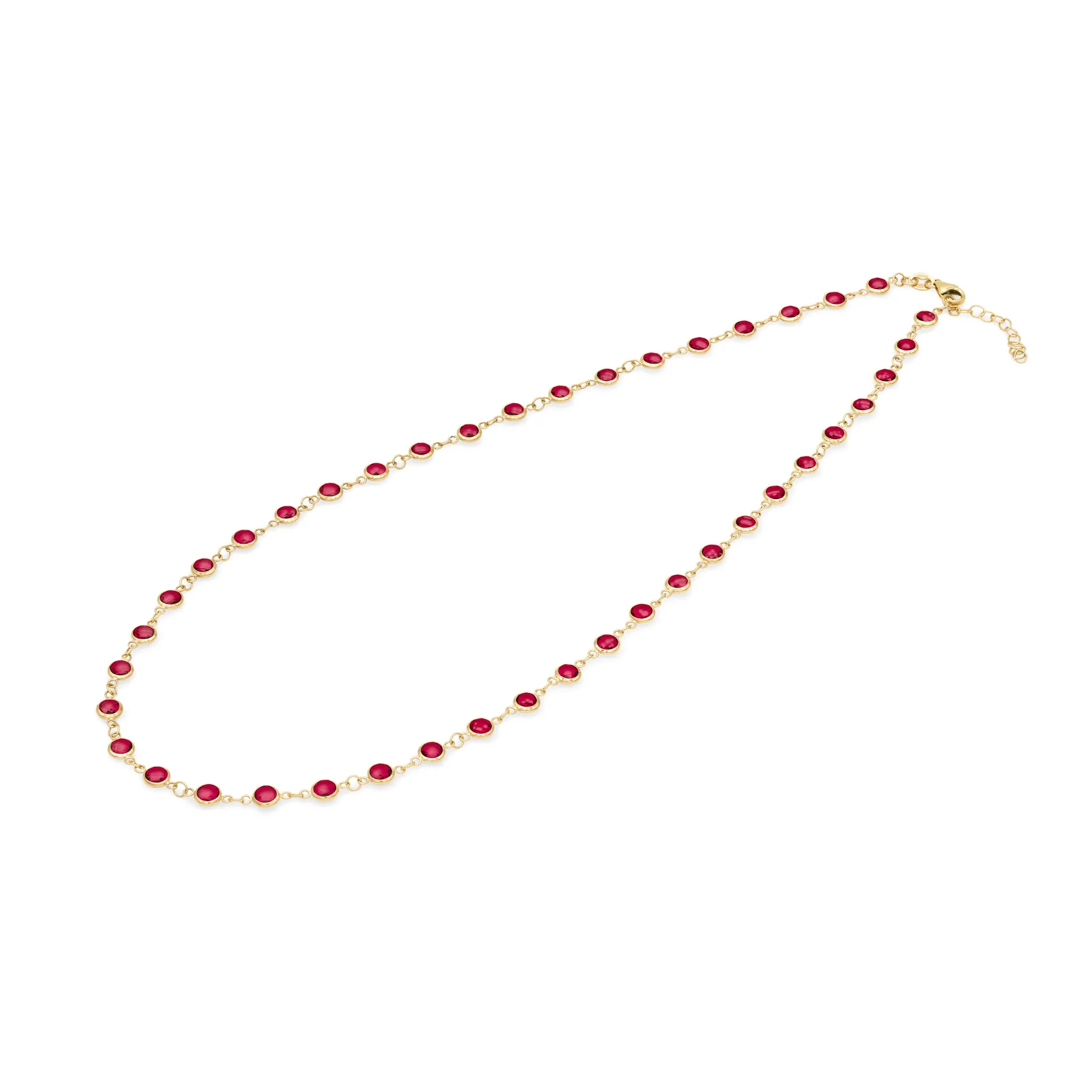 Newport Ruby Necklace in 14k Gold (July) sold by Haverhill product image thumbnail 4