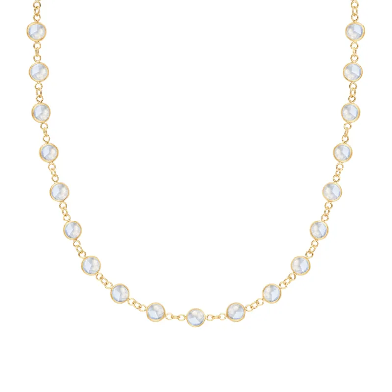 Newport Moonstone Necklace in 14k Gold (June) sold by Haverhill