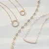Newport White Topaz Necklace in 14k Gold (April) sold by Haverhill