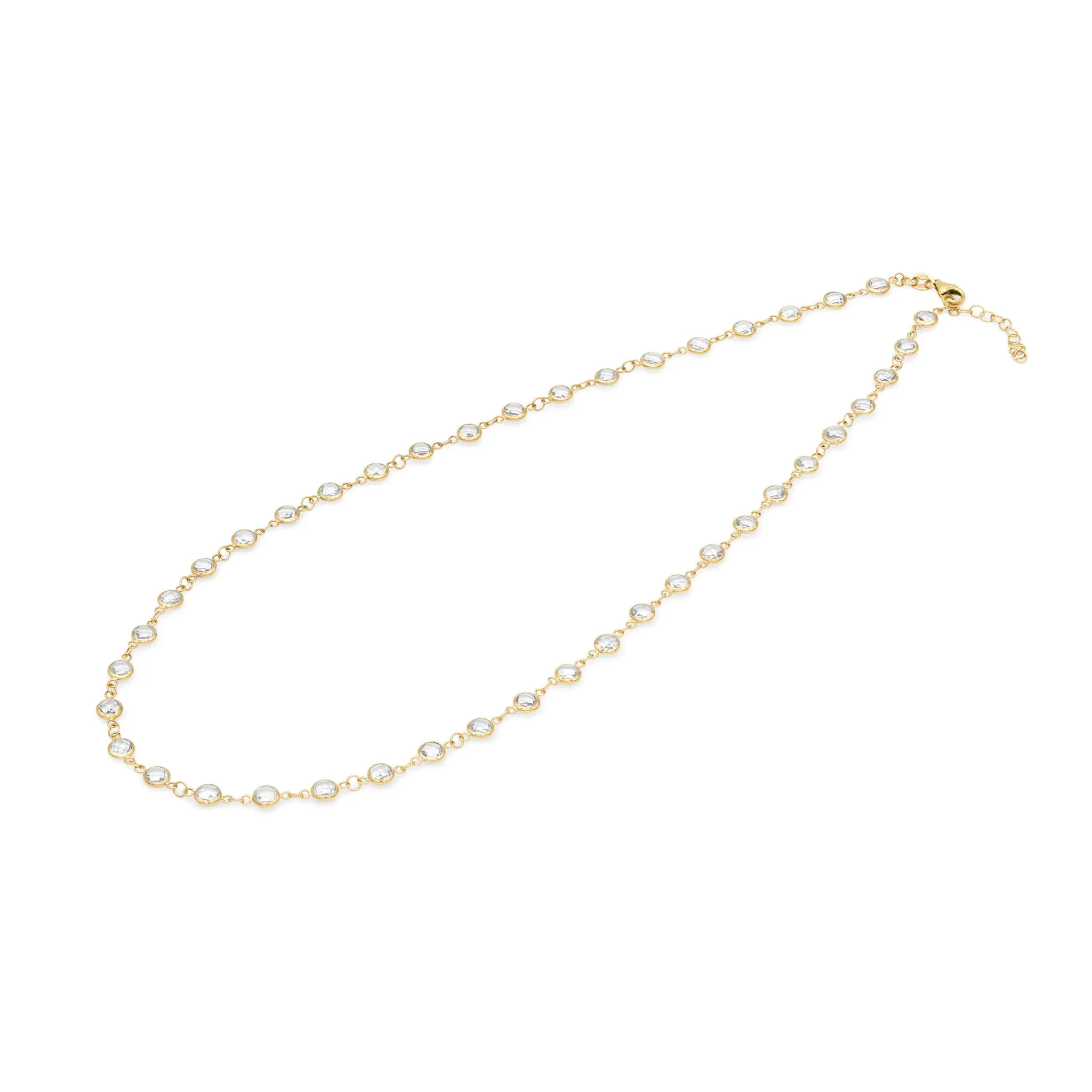 Newport White Topaz Necklace in 14k Gold (April) sold by Haverhill product image thumbnail 4