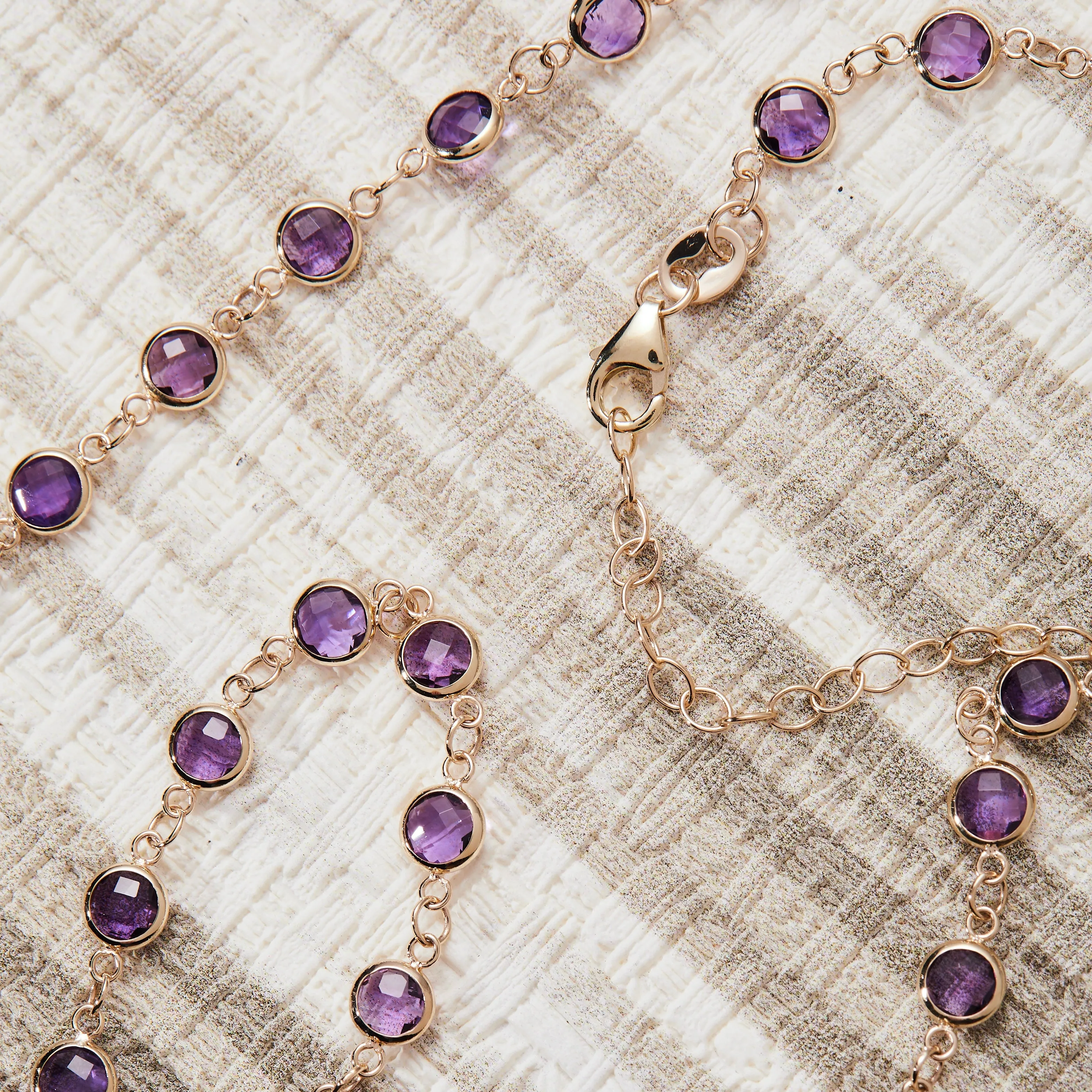 Newport Amethyst Necklace in 14k Gold (February) sold by Haverhill product image thumbnail 3