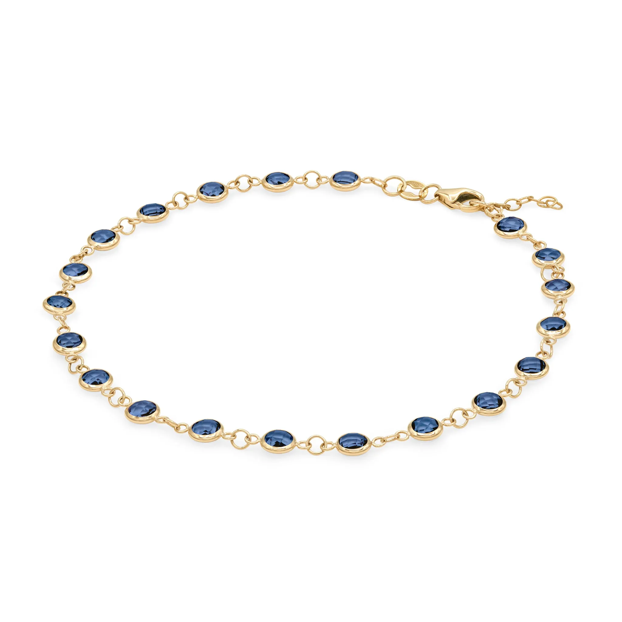 Newport Sapphire Bracelet in 14k Gold (September) sold by Haverhill product image thumbnail 4