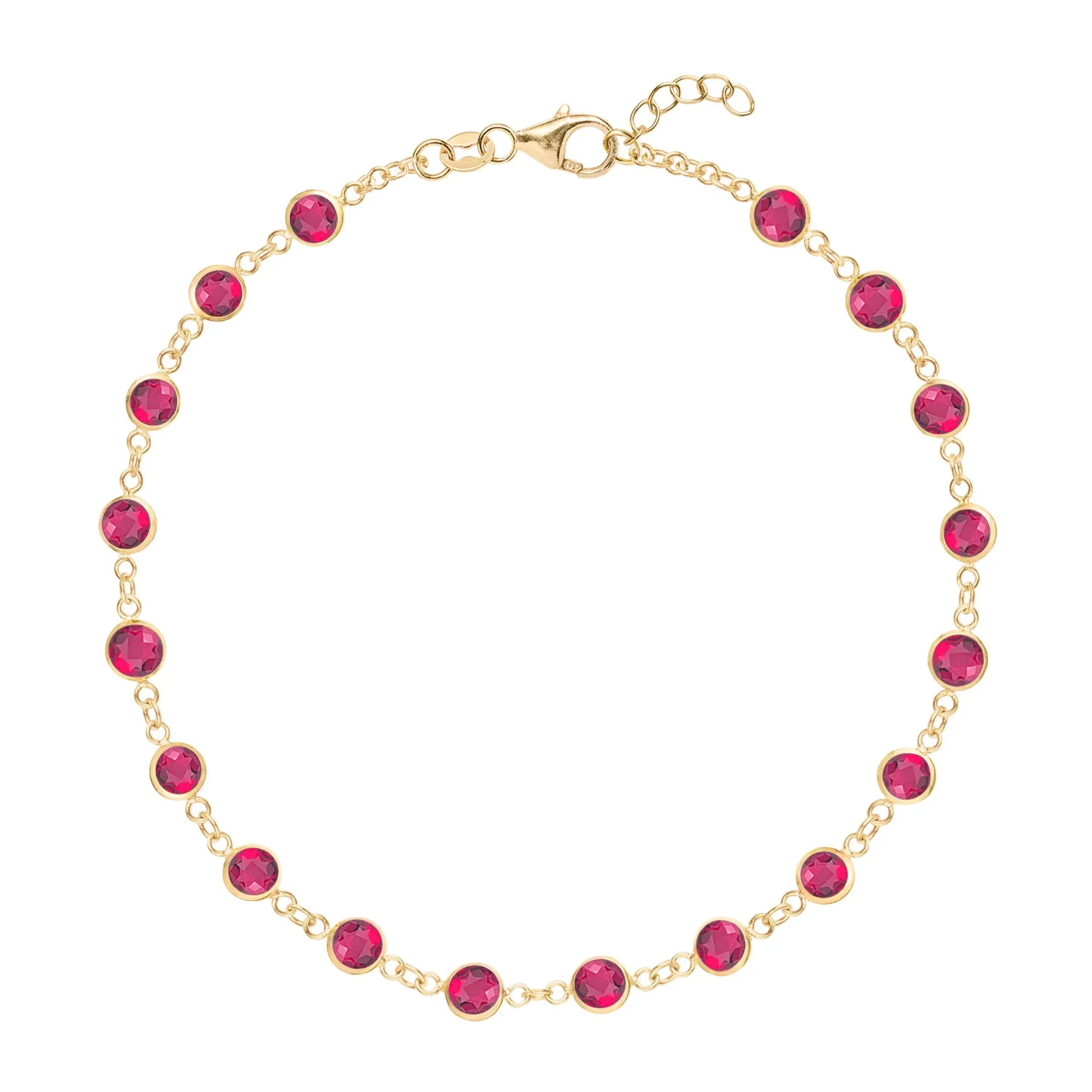 Newport Ruby Bracelet in 14k Gold (July) sold by Haverhill