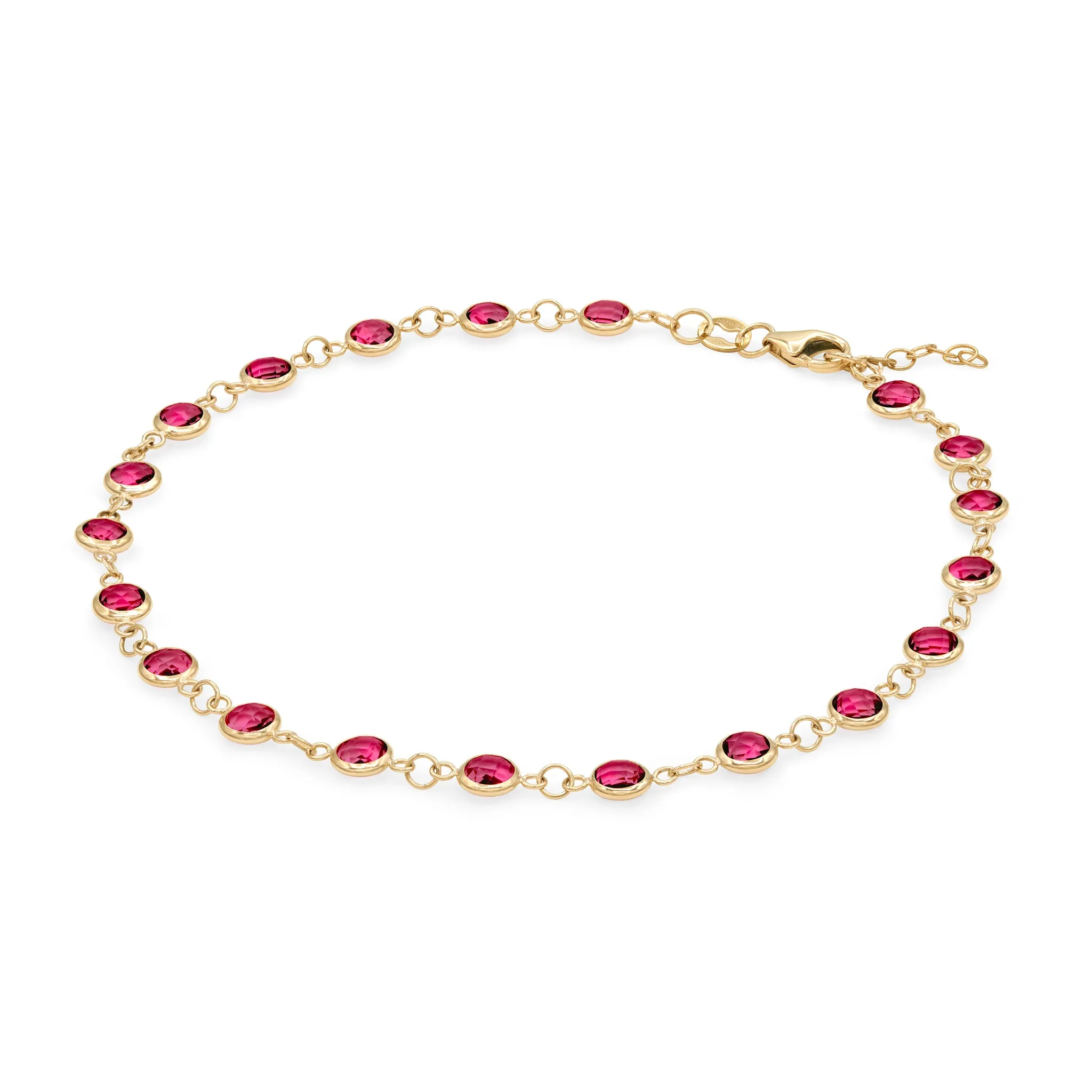 Newport Ruby Bracelet in 14k Gold (July) sold by Haverhill product image thumbnail 4