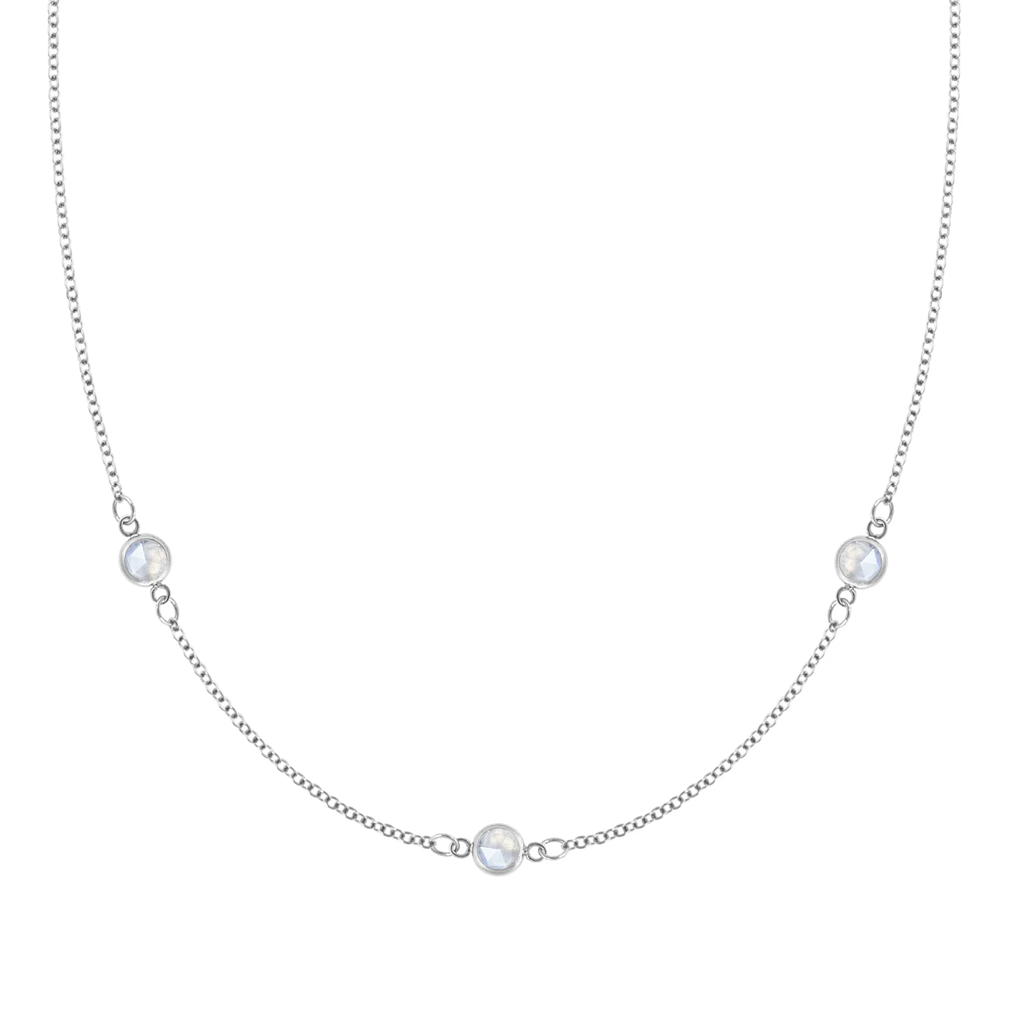 Bayberry 3 Moonstone Necklace in 14k Gold (June) sold by Haverhill product image thumbnail 4