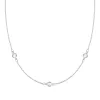 Bayberry 3 White Topaz Necklace in 14k Gold (April) sold by Haverhill