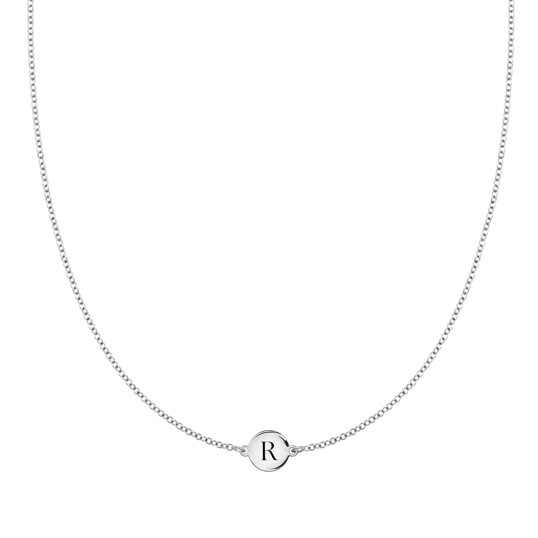 Letter R Necklace in 14k Gold sold by Haverhill product image thumbnail 5