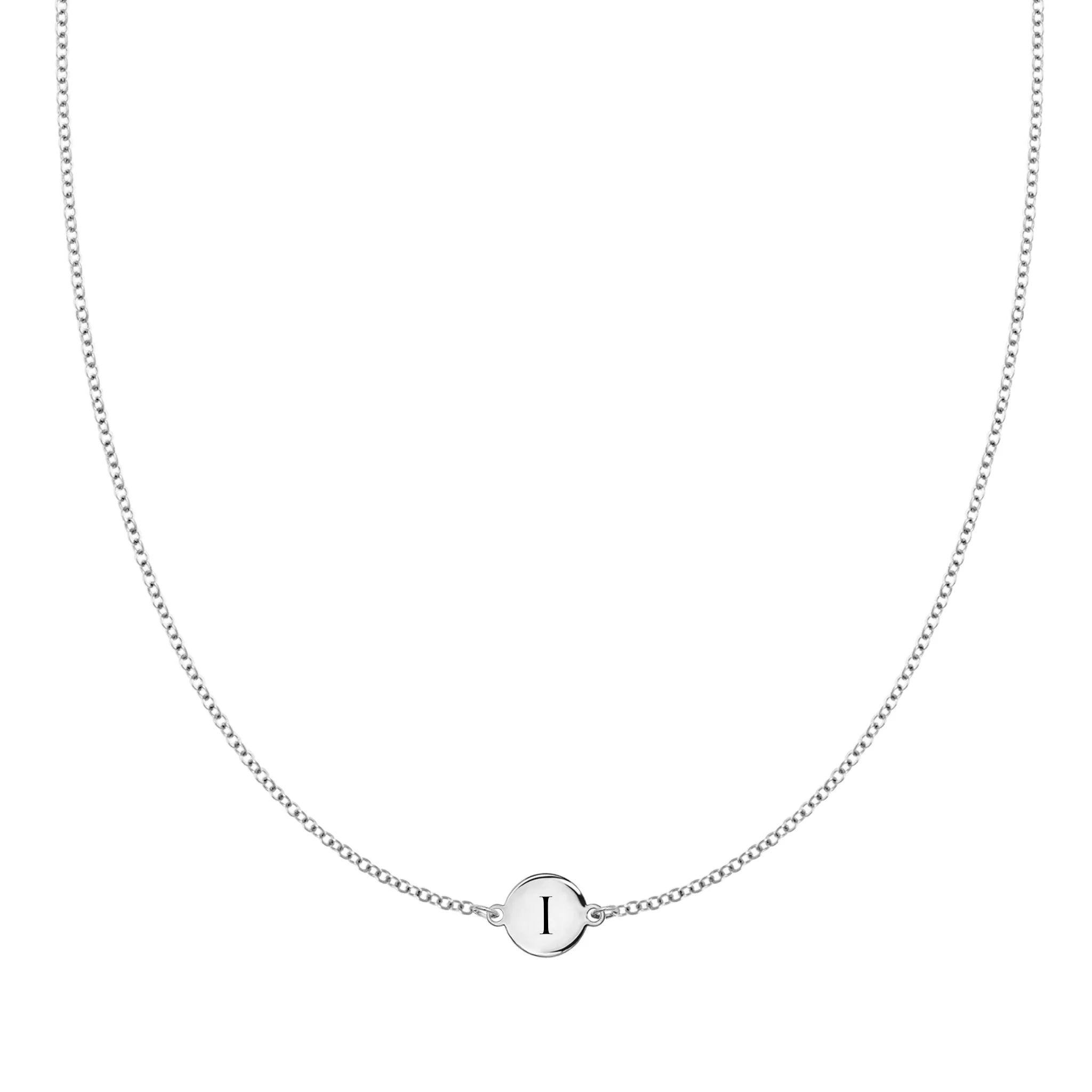 Letter I Necklace in 14k Gold sold by Haverhill product image thumbnail 5