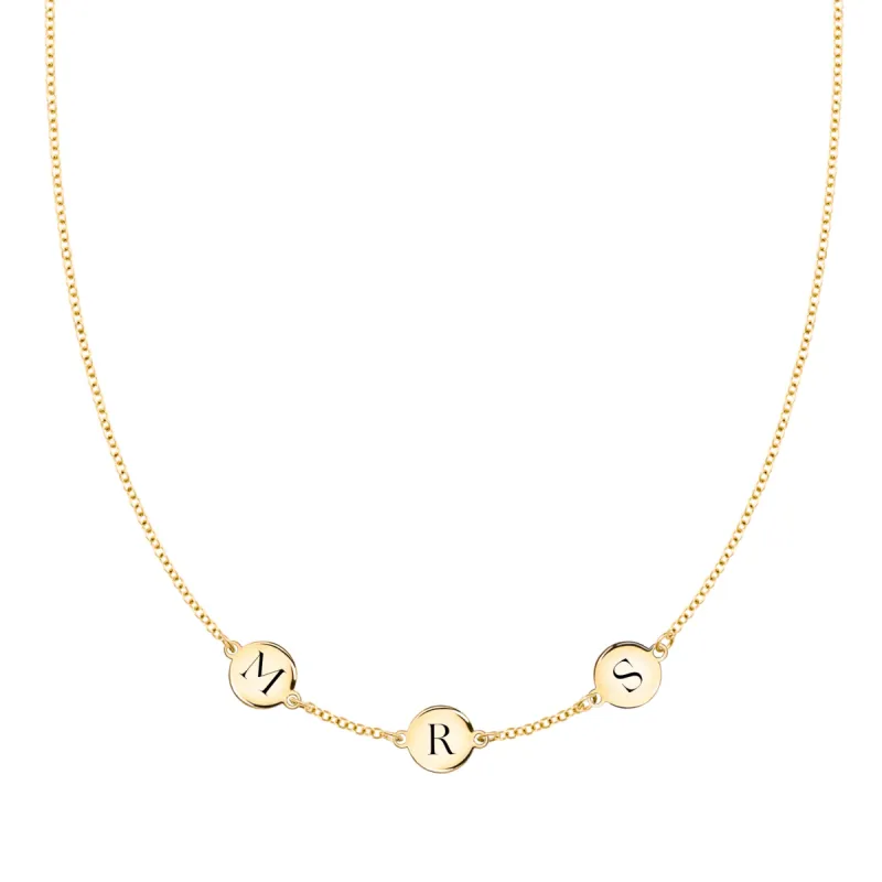 MRS Necklace in 14k Gold made by Haverhill