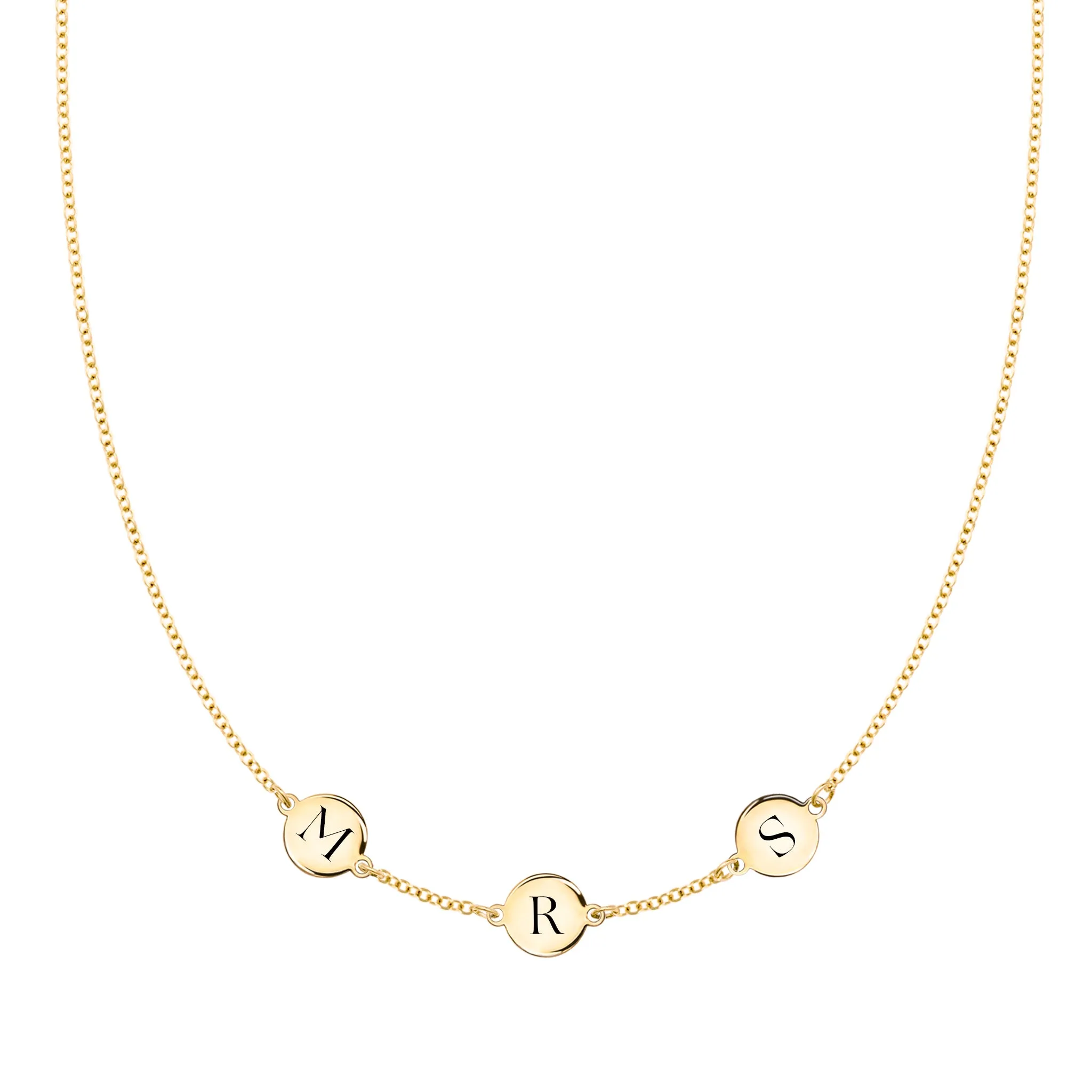 MRS Necklace in 14k Gold sold by Haverhill