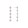 Newport Pink Sapphire Earrings in 14k Gold (October) sold by Haverhill