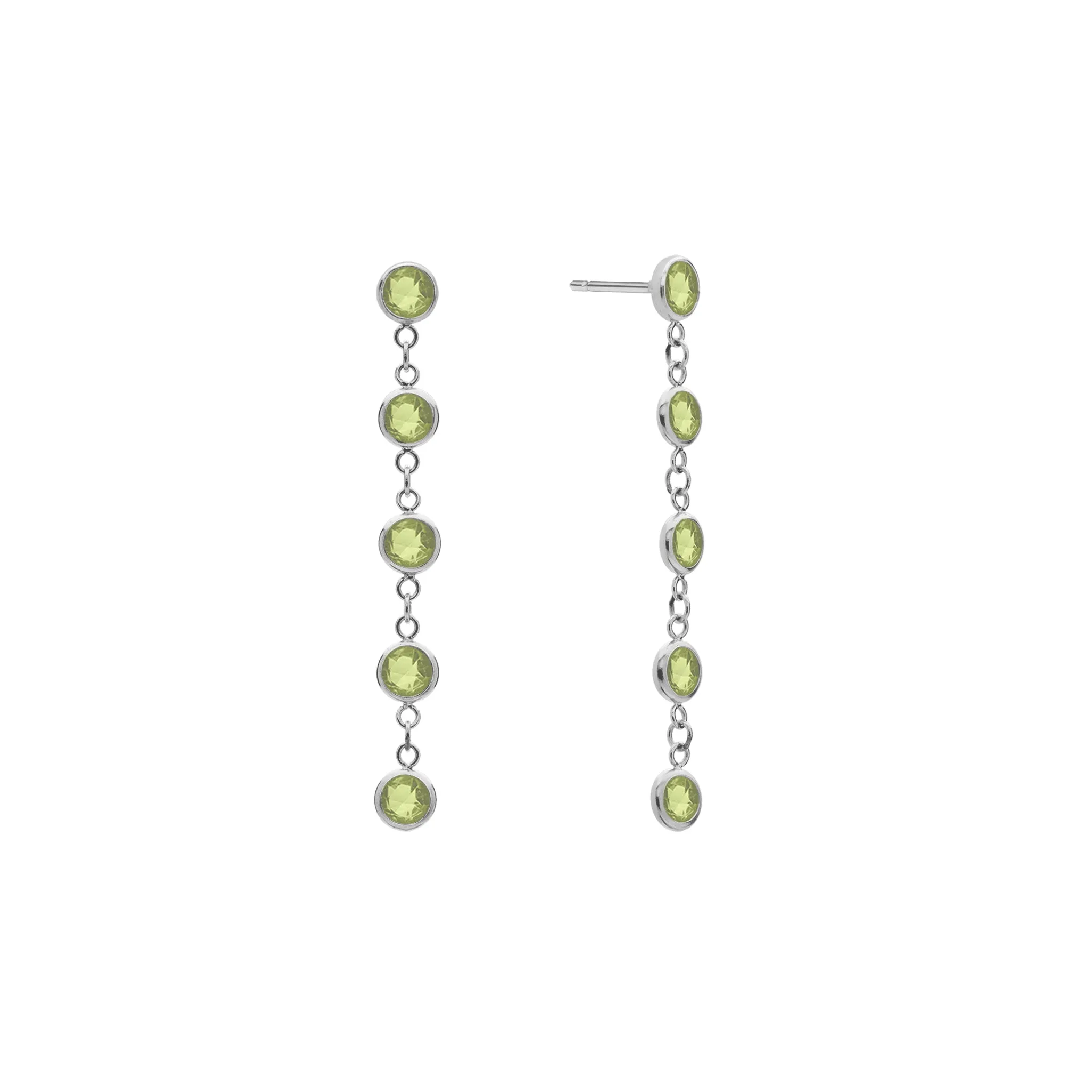 Newport Peridot Earrings in 14k Gold (August) sold by Haverhill product image thumbnail 5