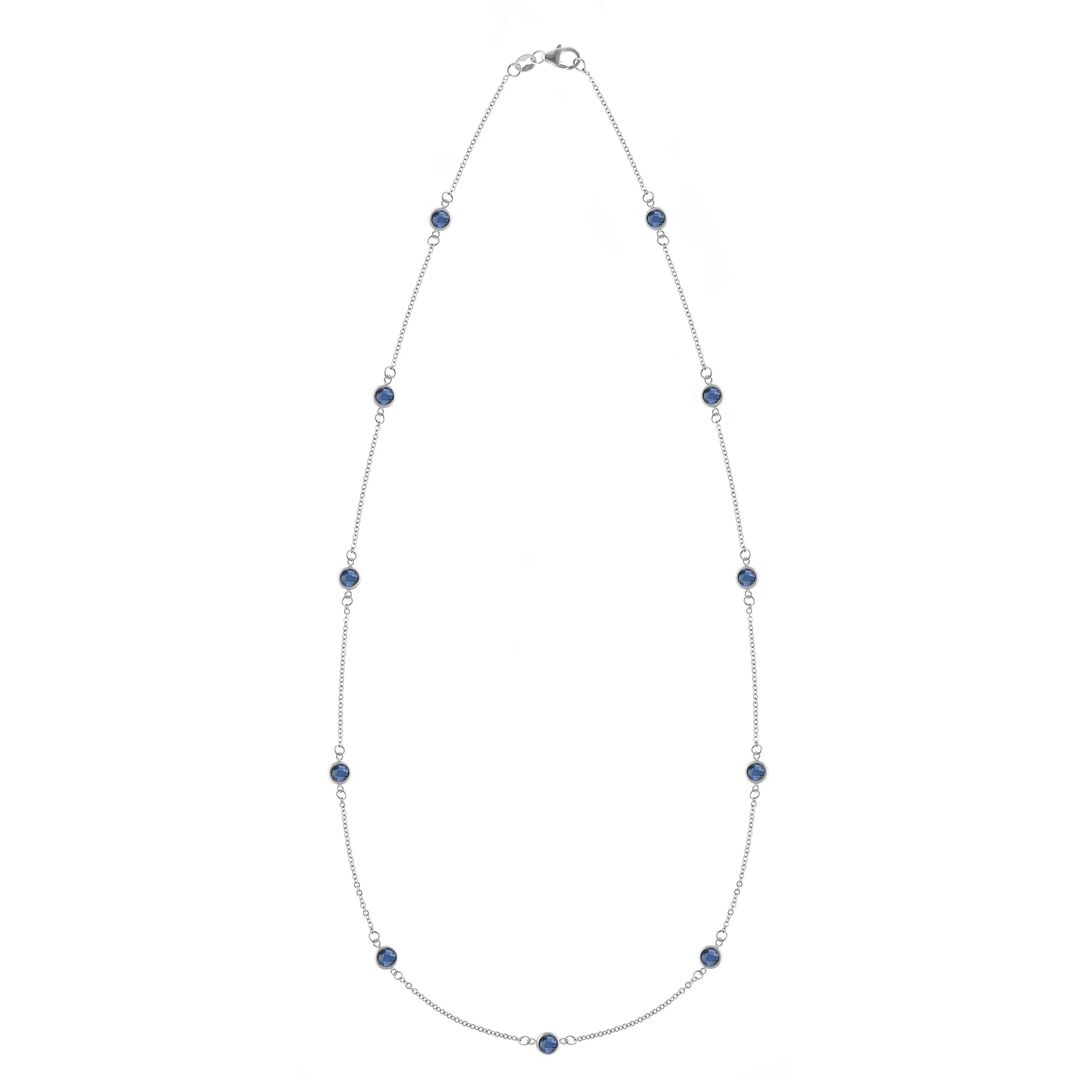 Bayberry 11 Sapphire Necklace in 14k Gold (September) sold by Haverhill product image thumbnail 5